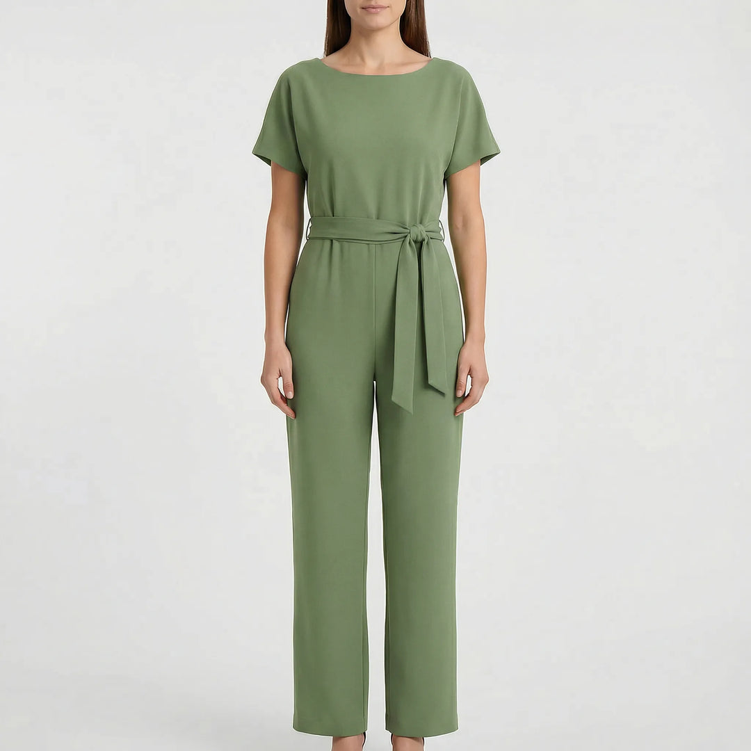 Vielseitiger Damen Jumpsuit Emma. Eleganter Overall mit weitem Bein, perfekt für Tag, Abend, Büro & Freizeit.