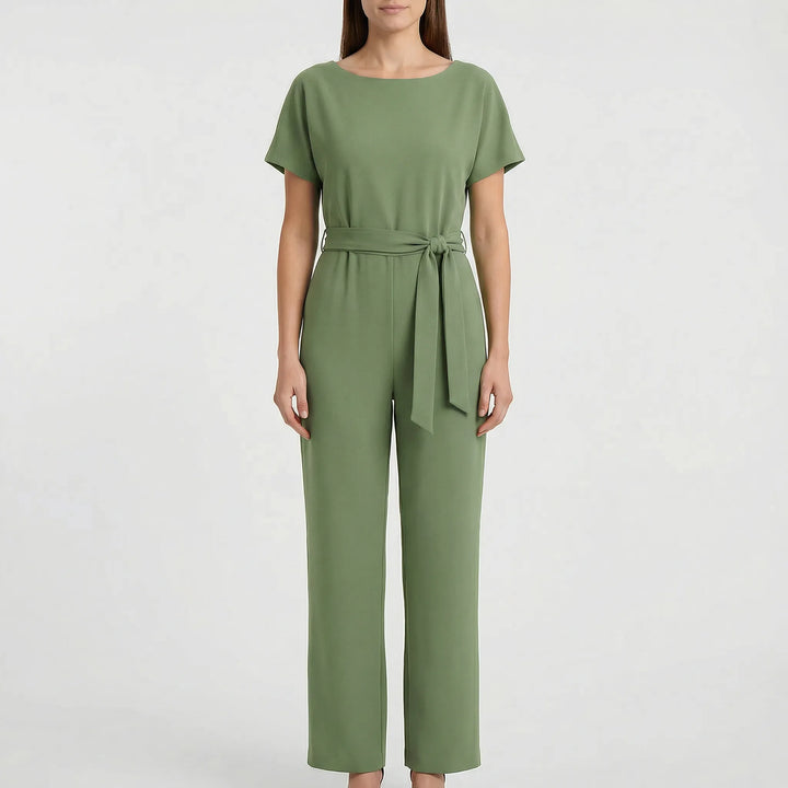 Vielseitiger Damen Jumpsuit Emma. Eleganter Overall mit weitem Bein, perfekt für Tag, Abend, Büro & Freizeit.