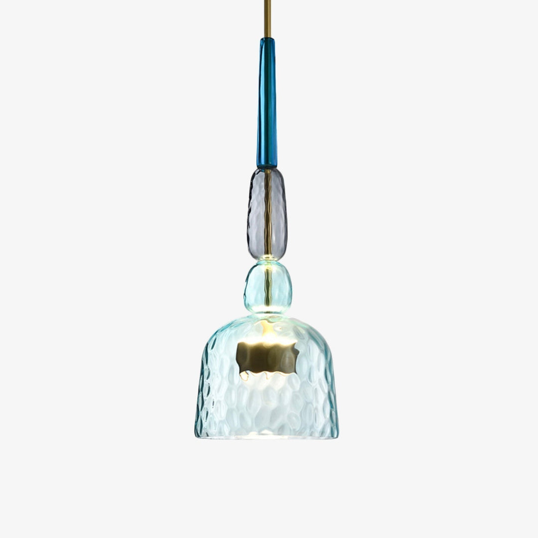 Helle bunte LED-Deckenleuchte, modernes Design bringt Farbe und Stimmung in Ihr Wohn- oder Schlafzimmer.