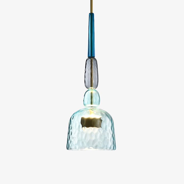Helle bunte LED-Deckenleuchte, modernes Design bringt Farbe und Stimmung in Ihr Wohn- oder Schlafzimmer.