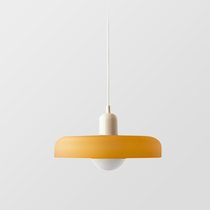 Elegante Buntglas Pendelleuchte, moderne Designlampe für Esszimmer und Wohnbereiche, funktional.