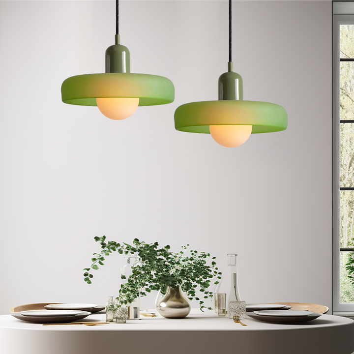 Einzigartige Glaslampe, Buntglas Deckenleuchte, moderne Beleuchtung für stilvolle Räume, individuell.