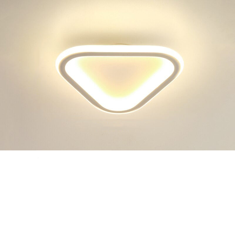 Moderne dimmbare LED Flurlampe, perfekt als Deckenleuchte für Eingang, Flur oder Balkon. Innenbeleuchtung.
