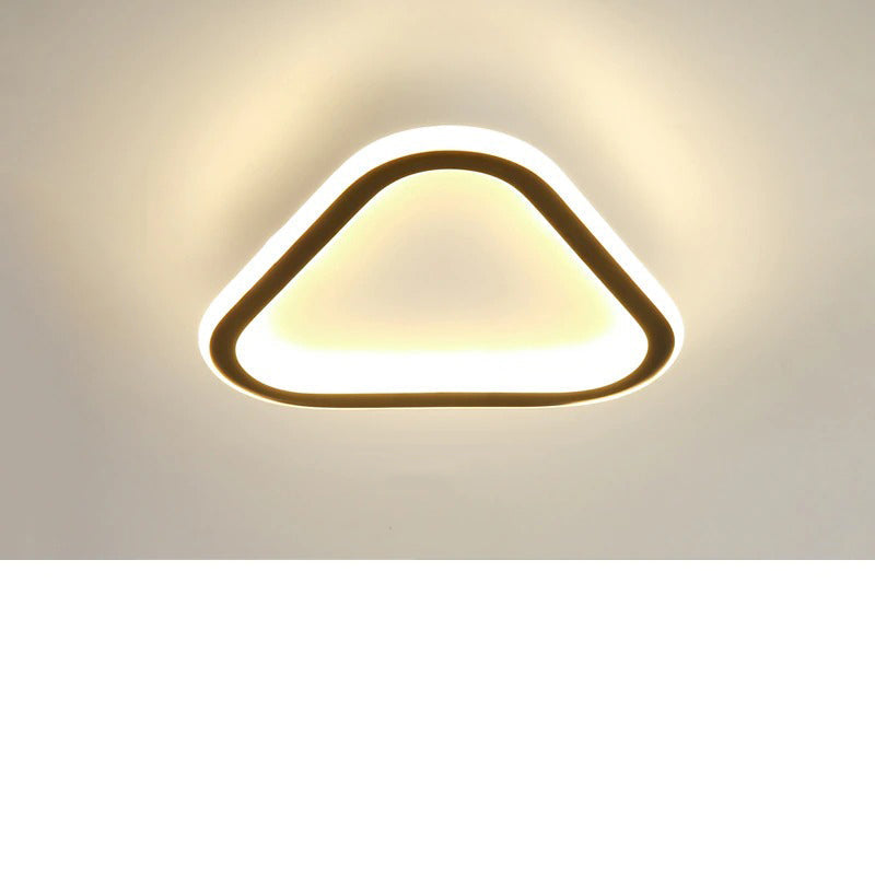 Zeitlose LED Deckenlampe, dimmbar & modern, mit klaren Linien, passend für Flur, Eingang & Balkon.