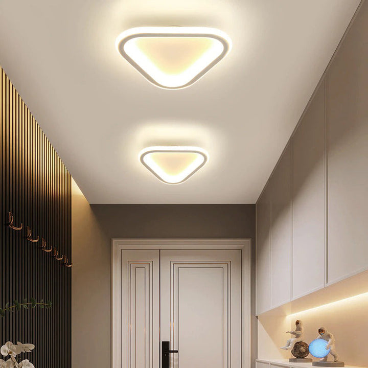 Elegante LED Flurlampe, dimmbar & modern, perfekt als Eingangsbeleuchtung oder Deckenlampe im Flur.