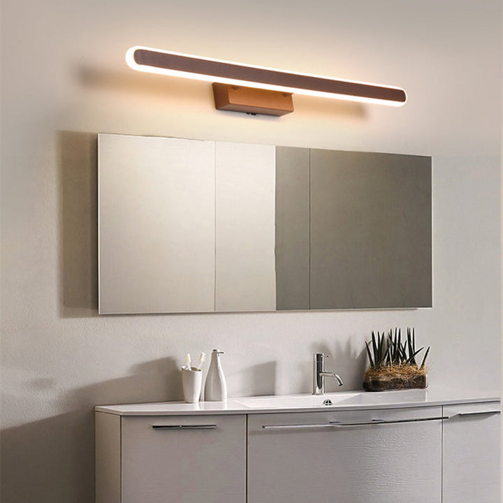 Moderne dimmbare LED Wandlampe für Spiegel, elegantes Design, energieeffizient für Ihr Badezimmer.