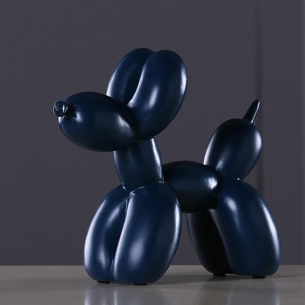 Ideales Geschenk: Farbenfroher Ballonhund aus Harz, moderne Dekoration für Wohnzimmer & Büro.