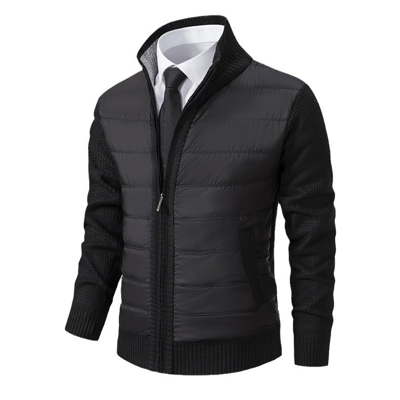 Elegante Herren Übergangsjacke, bietet Wärme und Stil bei wechselhaftem Wetter.
