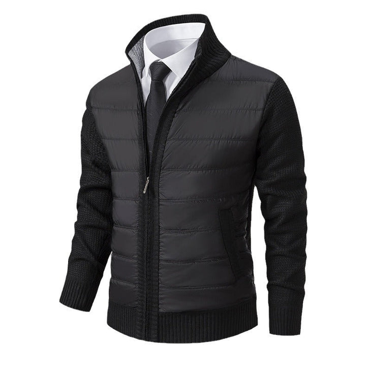 Elegante Herren Übergangsjacke, bietet Wärme und Stil bei wechselhaftem Wetter.
