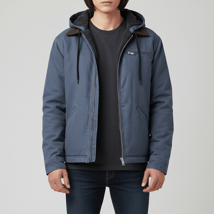 Vielseitige Luke Herren Kapuzenjacke in gedeckter Farbe. Passt zu vielen Outfits, ideal für Übergang.