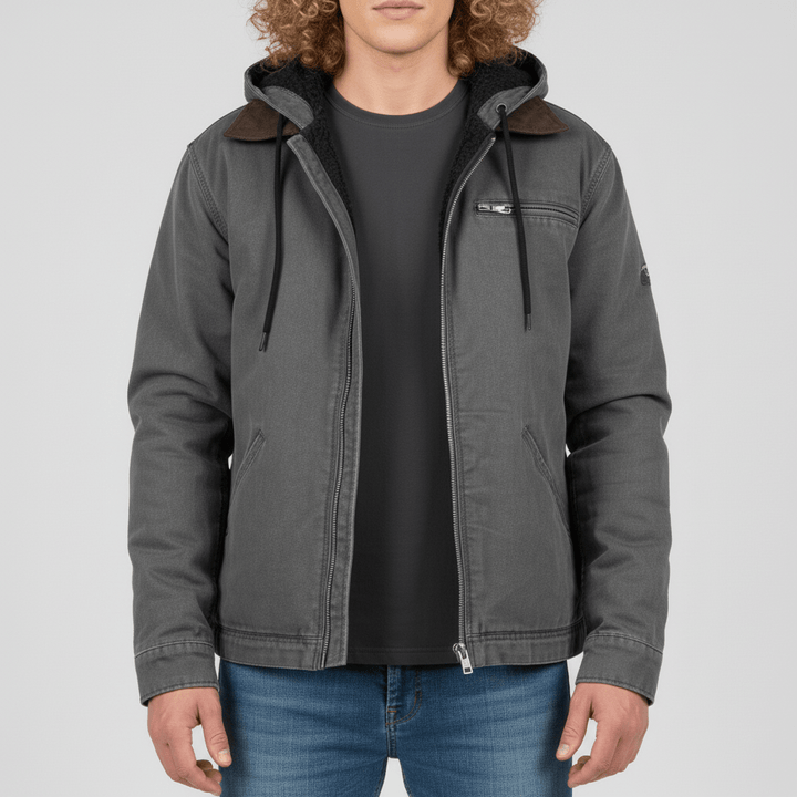 Bequeme Luke Herren Kapuzenjacke für stilvollen Alltagskomfort. Moderne Freizeitjacke mit sportlichem Design.