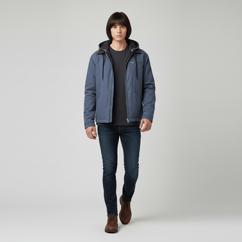 Detailansicht der Kapuze der Luke Herren Kapuzenjacke. Perfekt für modernen sportlichen Casual Wear.