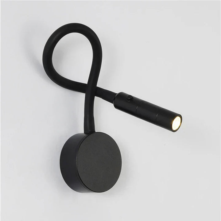 Moderne LED-Wandleselampe mit flexiblem Arm & Schalter für Schlafzimmer & Arbeitszimmer, energieeffizient.