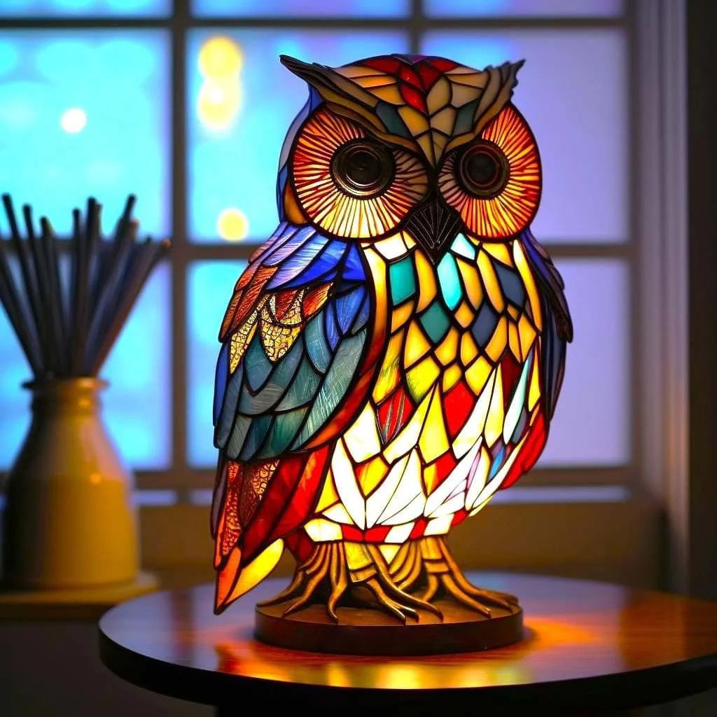 Nahaufnahme der LumiAura Dekorlampe, die die feine Verarbeitung und das moderne Material hervorhebt.