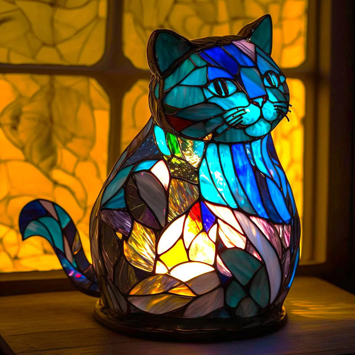 Moderne LumiAura Nachttischlampe mit sanftem Licht, perfekt zum Lesen und Entspannen.