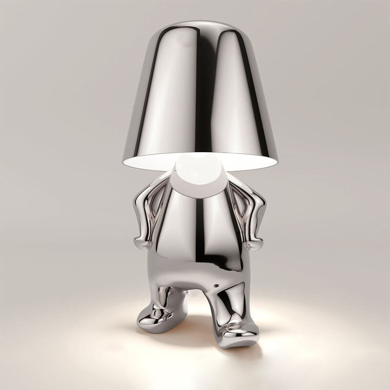 Dimmbare LumiSerene Tischlampe, kabellos, wiederaufladbar, perfekte Ambientebeleuchtung für jeden Raum.