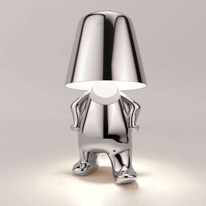 Dimmbare LumiSerene Tischlampe, kabellos, wiederaufladbar, perfekte Ambientebeleuchtung für jeden Raum.