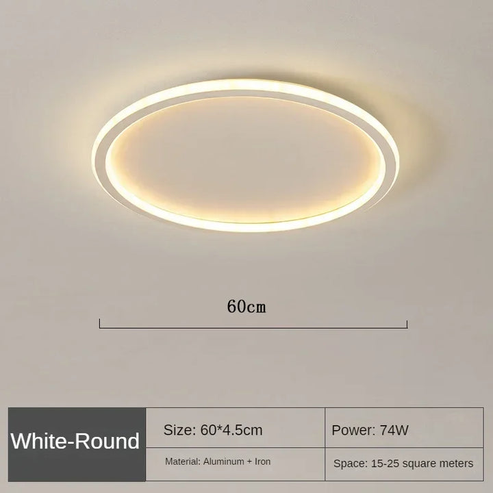 Stilvolle LED Deckenleuchte, rund, skandinavisch, modernes Statement für Ihr Zuhause, NordicGlow.