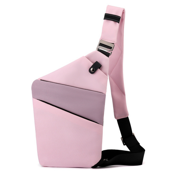 Hochwertige Anti-Diebstahl Crossbody, unisex, mit RFID-Schutz für Karten, ideal für sichere Reisen.