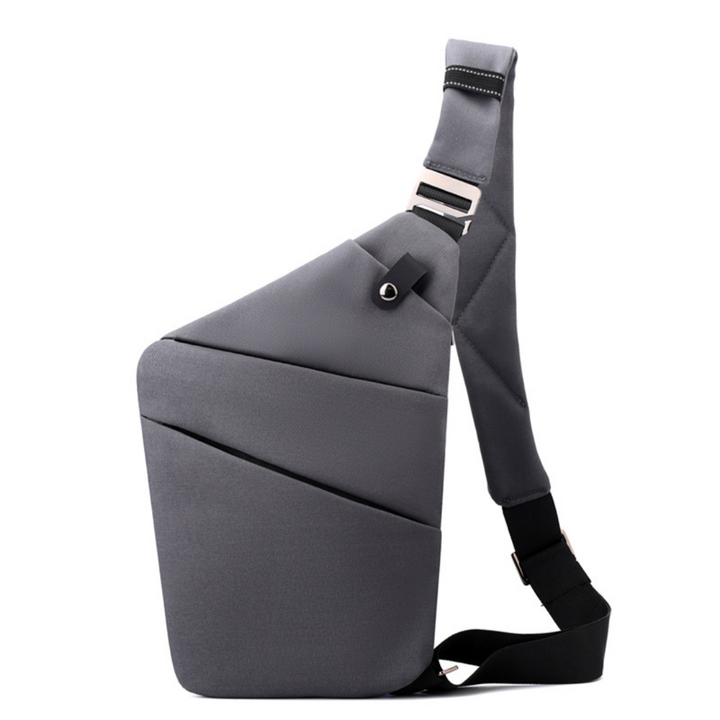 Crossbody Umhängetasche mit versteckten Fächern, Anti-Diebstahl-Funktion, für sichere Aufbewahrung.