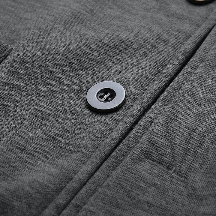 Eleganter Herrenblazer Aiden in Hellgrau, perfekt für Business Casual. Moderner Schnitt, Langarm.