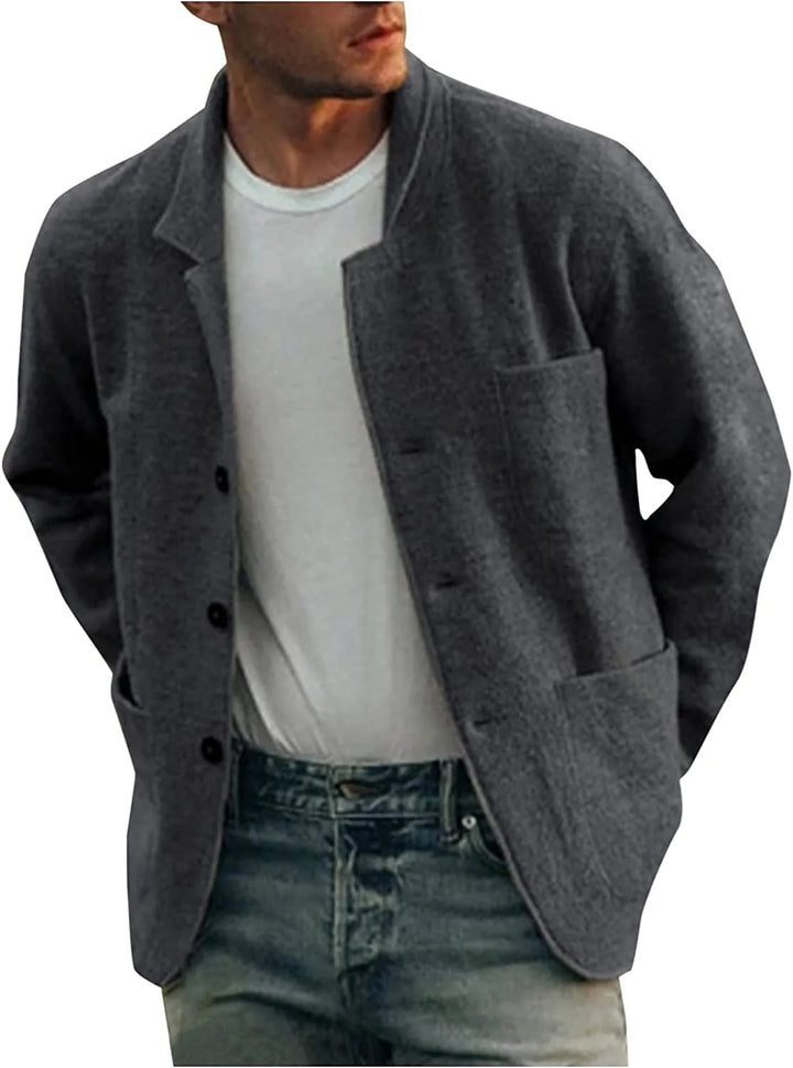 Moderner Herrenblazer Aiden. Stilvolle, komfortable Jacke für Business, Freizeit, Frühling & Herbst.