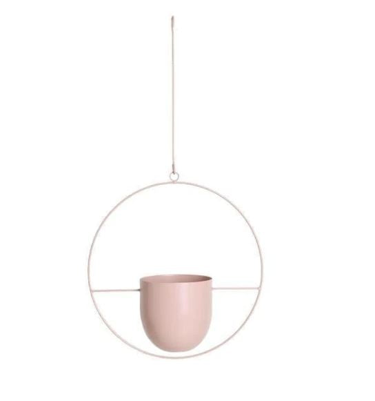 Skandinavischer LeafLuxe Pflanzenhänger am Balkon, moderne Outdoor-Deko für Blumen & Kräuter.