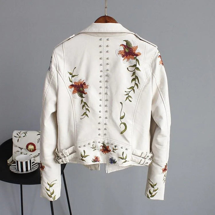 Modische Damen Blumenjacke, langarm. Stilvoll & vielseitig für Alltag, Frühling, Sommer & Herbst.