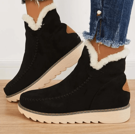 Rutschfeste Damen Winterstiefel für Schnee und Eis. Warm und bequem, bieten sicheren Halt im Winter. Damenschuhe.