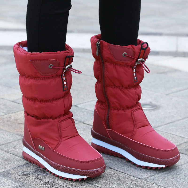 Damen Winterschuhe für optimalen Komfort, warm, kuschelig und absolut rutschfest im Schnee.