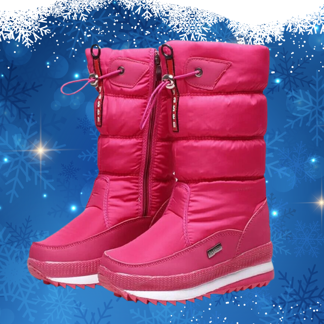 Bequeme Damen Winterschuhe für lange Spaziergänge, warm, wetterfest und stylisch.