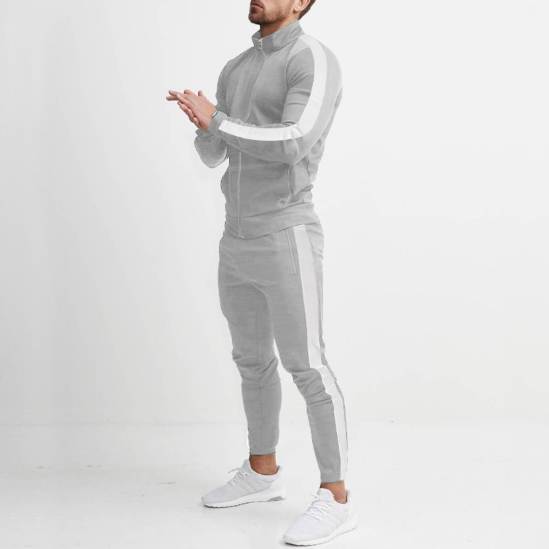 Morisson Herren Jogging-Set, luxuriöser Zweiteiler für Komfort und modernen Athleisure-Stil.
