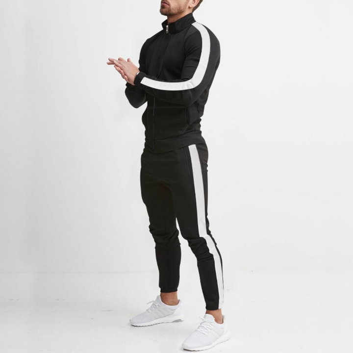 Modernes Herren Athleisure-Set: Hochwertiger Zweiteiler für Sport, Fitness und einen stilvollen Look.