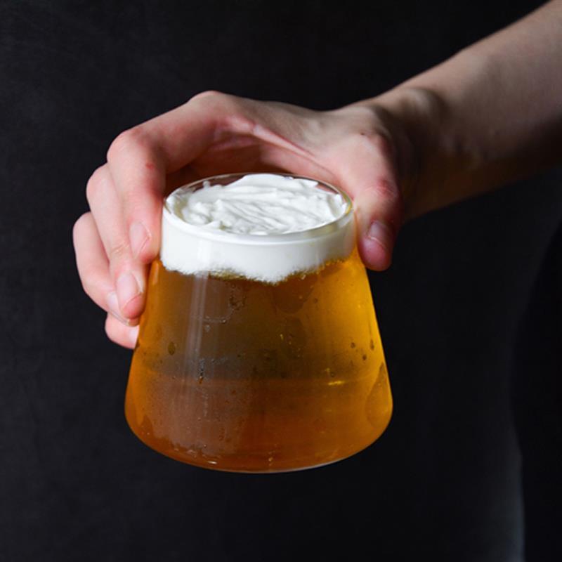Exklusives Mt. Fuji Whiskyglas, klares Glas mit ikonischem Bergdesign, japanisches Bierglas & Barzubehör.