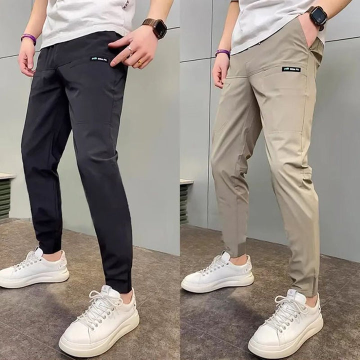 Bequeme Herren Stretch-Cargohose für den Winter. Warm gefüttert, robust, perfekt für Freizeit & Outdoor-Aktivitäten.