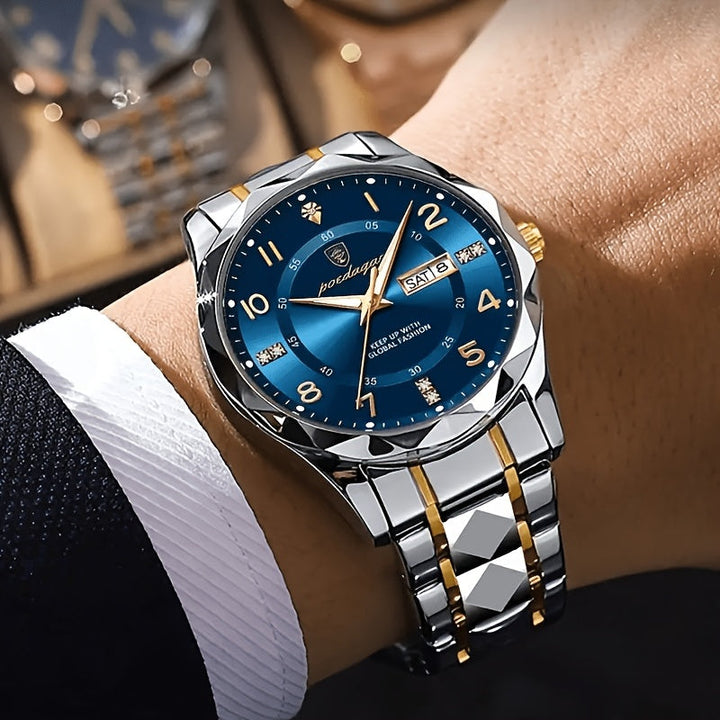 Hochwertige Quarz Sportuhr Herren. Wasserdicht, digital, multifunktional – das ideale Herren Accessoire.