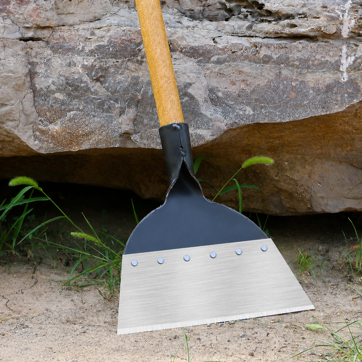 Multifunktions-Gartenschaufel aus Manganstahl, ideal für Gartenarbeit & Outdoor-Reinigung.