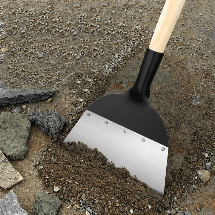 Vielseitiges Gartenwerkzeug: Eiskratzer & Moosentferner für Gehwege & Terrassen, perfekt für den Winter.