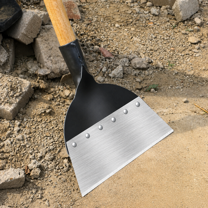 ClearEdge Handwerkzeug: Multifunktions-Gartenschaufel für Unkraut, Eis & Moos – ein Muss für jede Gartenarbeit.