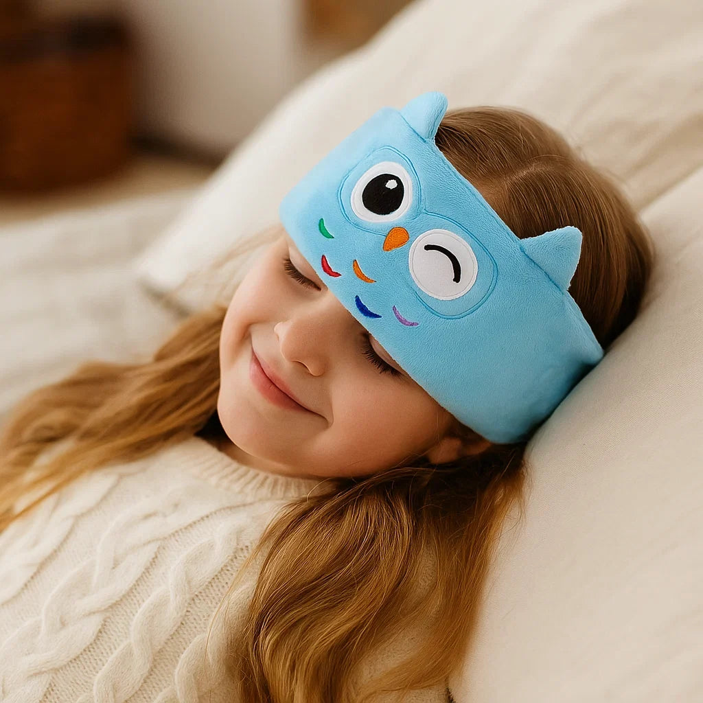 Bluetooth Kopfhörer & Schlafmaske für Kinder; sichere, kabellose Audio-Lösung für kleine Ohren.