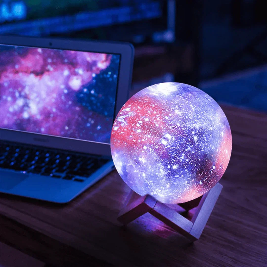 Nachtlampe Sternenhimmel Projektor: LED-Lampe mit berührungsempfindlicher Steuerung für magische Nächte im Schlafzimmer.