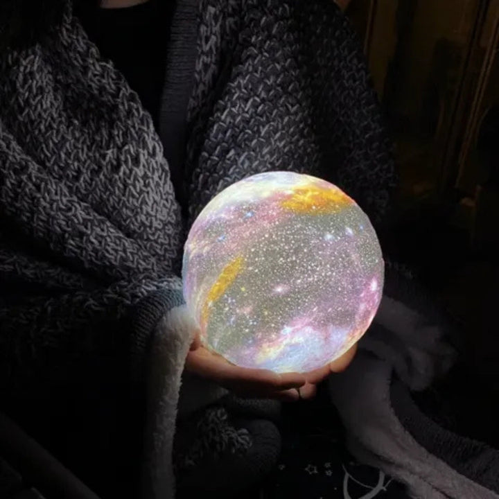 Vielseitige Nachtlampe: Sternenhimmel Projektor mit LED, Touch-Control und wiederaufladbar für jedes Ambiente.