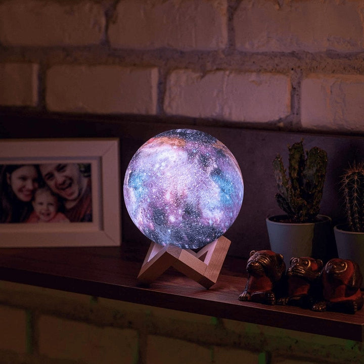 Wiederaufladbare Sternenhimmel Lampe: Projektor mit LED-Beleuchtung und Touch-Steuerung, ideal als Geschenkidee.