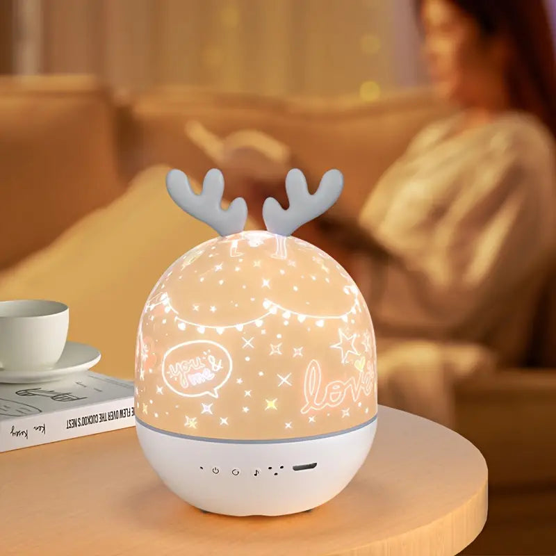Praktische USB Nachtlampe Sternenprojektor Droomlicht; perfektes Geschenk für Kinder, Schlaflicht.