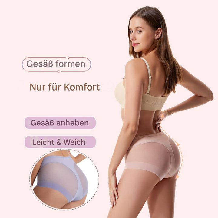 Bequeme nahtlose Mikrofaser-Panty für Damen, die sanft formt und einen Po-Lift bietet. Unsichtbar & atmungsaktiv.