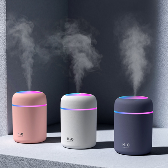 Nano-Atomisierter Luftbefeuchter Diffuser für besseres Raumklima. Kaltnebel- & Aromafunktion, ideal für Zuhause/Büro.