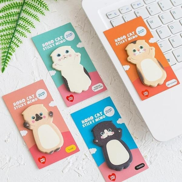 Tierische Kätzchen-Notizblöcke, niedlicher Bürobedarf & tolle Geschenkidee.