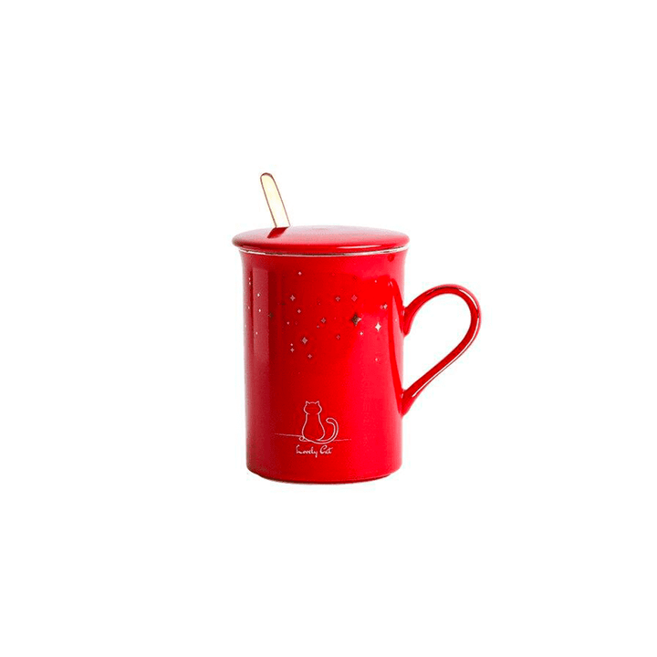 Elegante und niedliche Katzen-Tasse aus Keramik. Die perfekte Kaffeetasse für den täglichen Gebrauch.