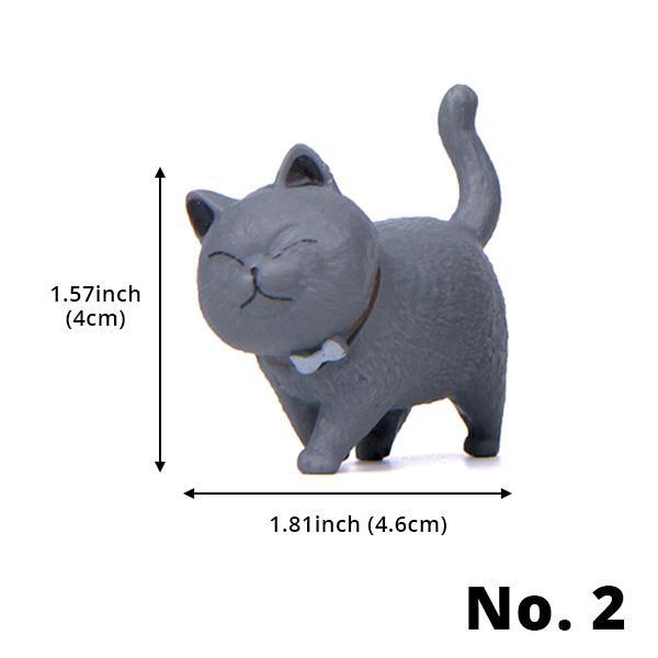 Die besondere drehbare Kopf-Funktion macht diese Mini Katzenfigur zu einem besonderen Sammlerstück.