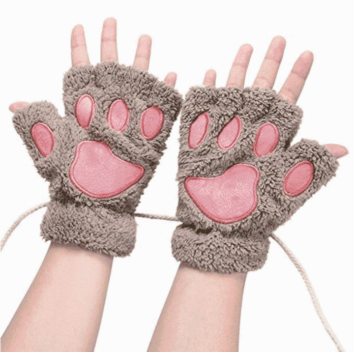 Tierisch niedliche Bärenpfoten-Handschuhe für Winter und Kostüm, aus warmem Plüsch für alle Altersgruppen.